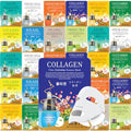 OBS Lab 30 pcs Hydrating Facial Mask Sheets - Moisturizing Korean Skin Care Variety Pack