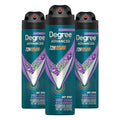 Degree Men Deep Cedar & Lavender Antiperspirant Deodorant Dry Spray Pack of 3 - 3.8 oz each - Fragranced