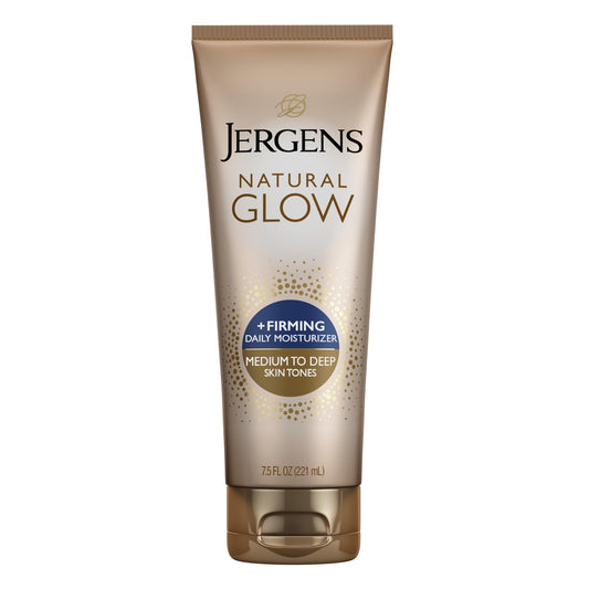 Jergens Natural Glow + Firming Daily Moisturizer Medium to Tan Skin Tones 7.5oz