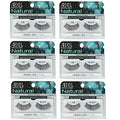 Ardell Fashion Lash #105 Reusable False Eyelashes, Black, 6 Pack