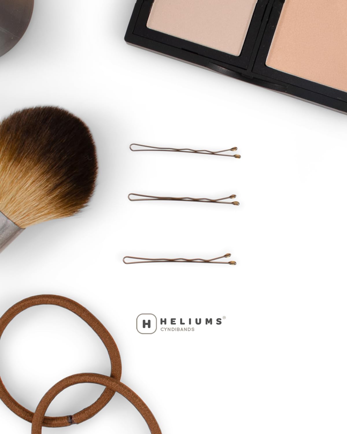 Heliums Mini Bobby Pins - Ash Blonde - 40 Pack, 1.5 Inch Small Hair Pins For Thin Hair & Kids