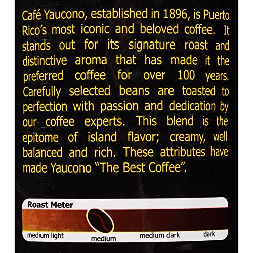 Yaucono Whole Bean Coffee Medium Roast 2x2 lb Bags - Unflavored