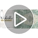 Green 5'x7' Washable Boho Area Rug Non-Slip Low-Pile Floral Accent