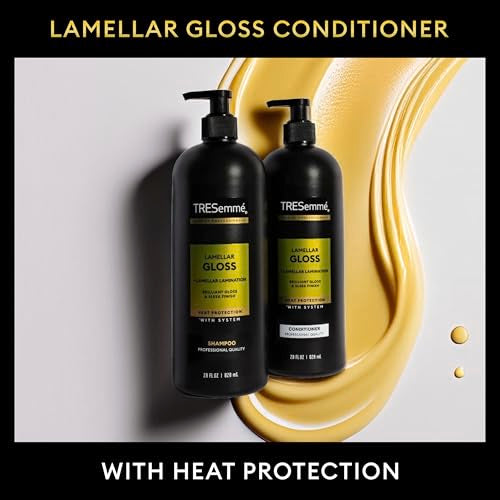 TRESemmé Lamellar Gloss Shampoo & Conditioner Set – 2 x 28 fl oz + Ultra Shine Spray