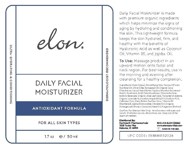Daily Facial Moisturizer for Women with Hyaluronic Acid, Coconut & Jojoba Oil – Anti-Aging Hydration