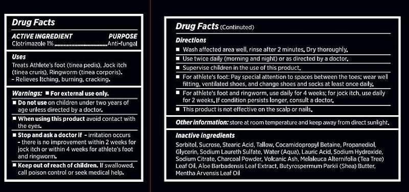 Antifungal Soap for Active Skin - 4 Pack Medicated Bar for Athlete’s Foot & Jock Itch