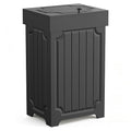 Dog Proof 13 Gallon Kitchen Trash Can with Lid - Black (Pet-Proof, Stable Design)