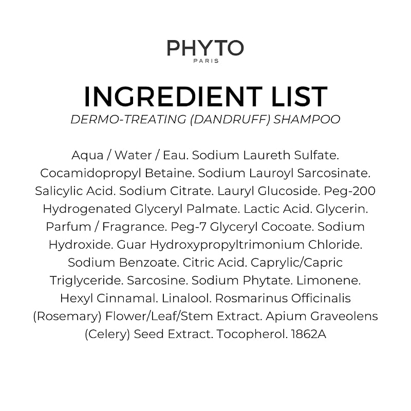 Phyto Scalp Solutions Anti-Dandruff Shampoo - Soothes Itch, Color-Safe, Sulfate-Free 8.45 fl oz