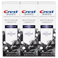 Crest 3D White Whitening Therapy Deep Clean Charcoal Toothpaste - Fluoride, Mint, 4.1 Oz (Pack of 3)
