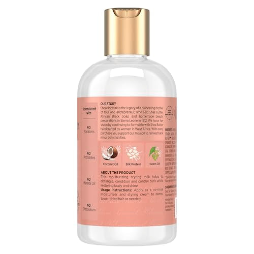 Coconut Hibiscus Curl Style Milk by Shea Moisture for Unisex - 8 oz Cream