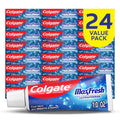 Travel Size Fluoride Toothpaste with Fresh Mint Flavor - Bulk 24 Pack