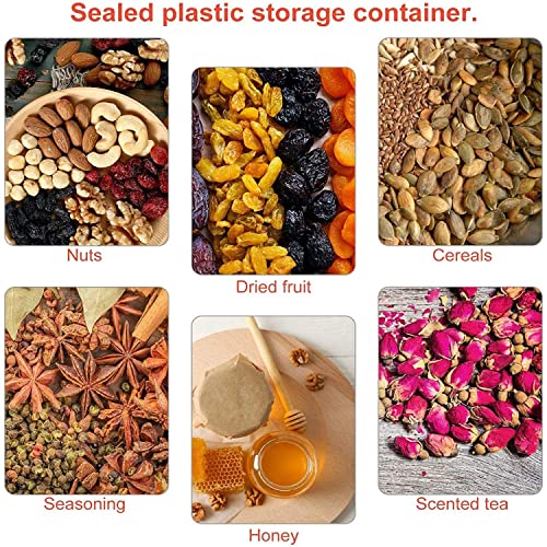 8 oz Plastic Cosmetic Jars with Lids - Pack of 12 Amber UV-Filtering Containers