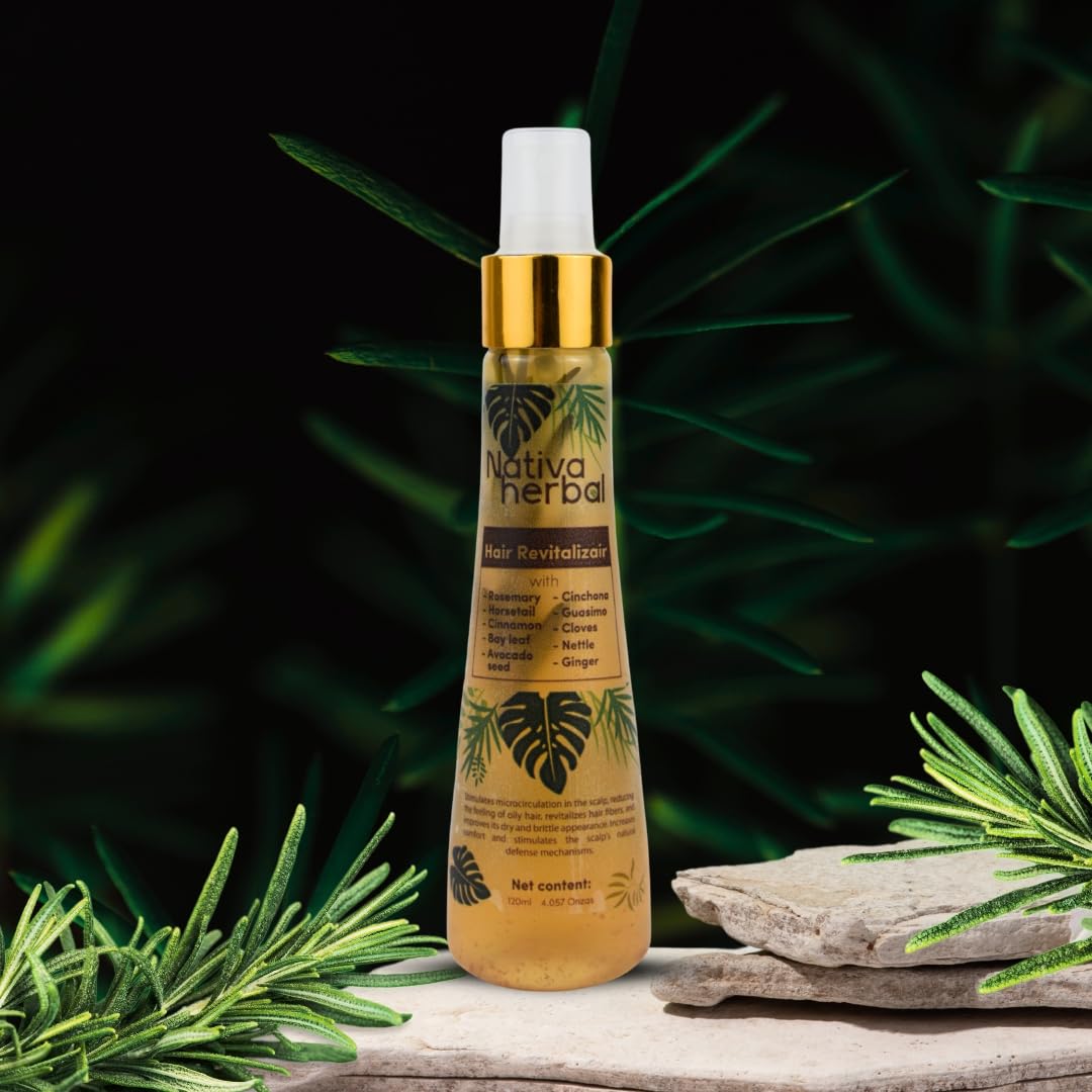 Nativa herbal Revitalizing hair tonic for hair growth and reducing hair loss