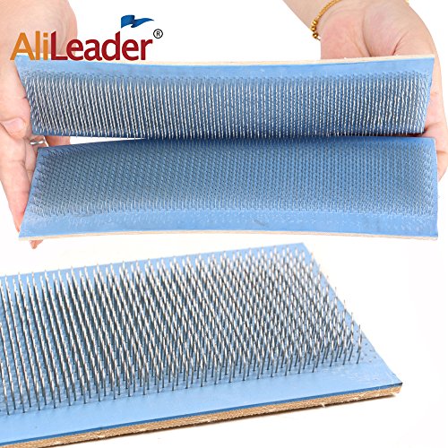 Hair Extension Drawing Mat with Needles - Professional Bulk Hair Organizer, 24cm x 9cm, Variation of THIS listing
