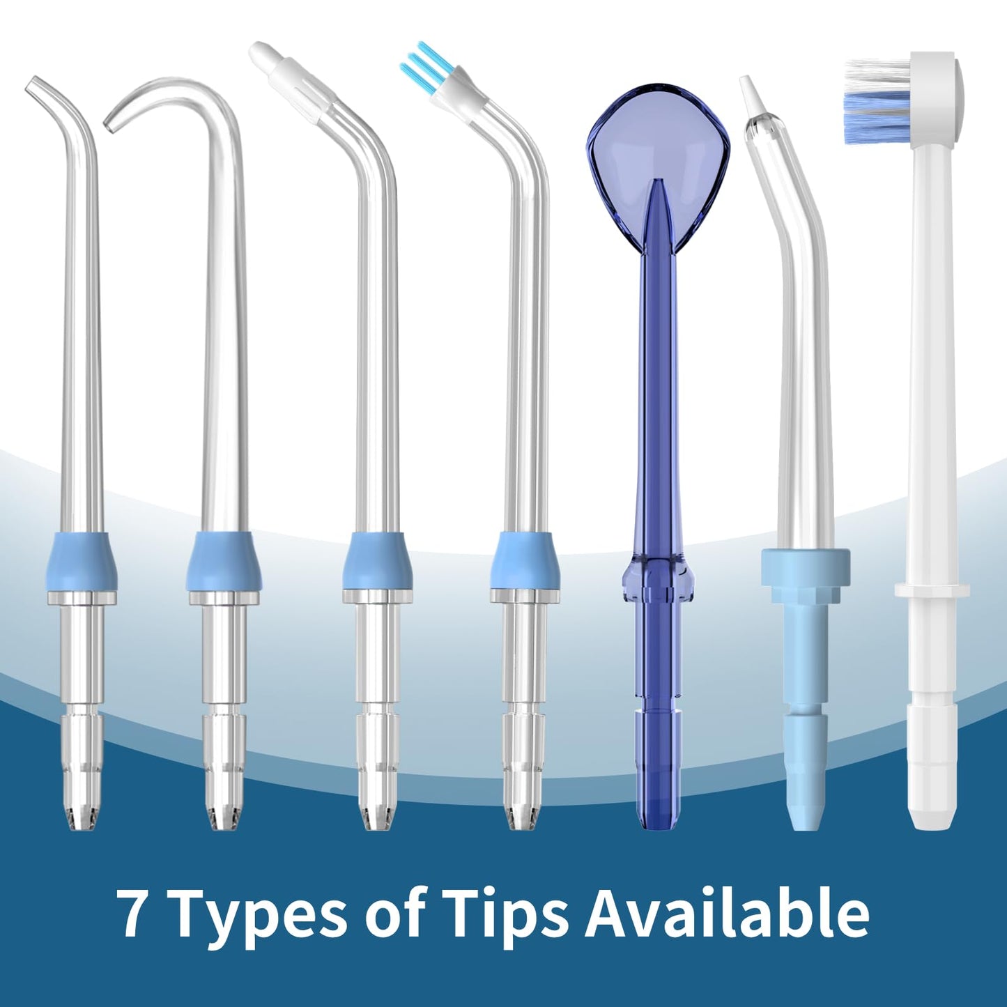 Replacement Heads for Waterpik, Replacement Picks for Water Pik Water Flosser (6 Classic Jet Tips)