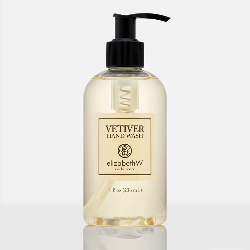 Vetiver Hand Wash – 8 oz with Botanical Enrichment