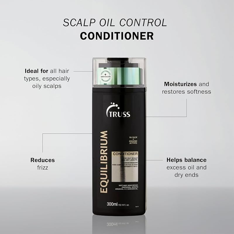 TRUSS Equilibrium Shampoo & Conditioner Set – Dual-Action Balancing Care