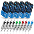 Emalla Tattoo Cartridge Needles 100Pcs Mixed #12 Round Liner Shader