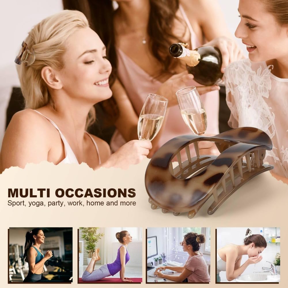 2025 Duckbill Hair Clips for Women Elegant Flat Hair Clips for Thick Hair(6PCS Rhombus)