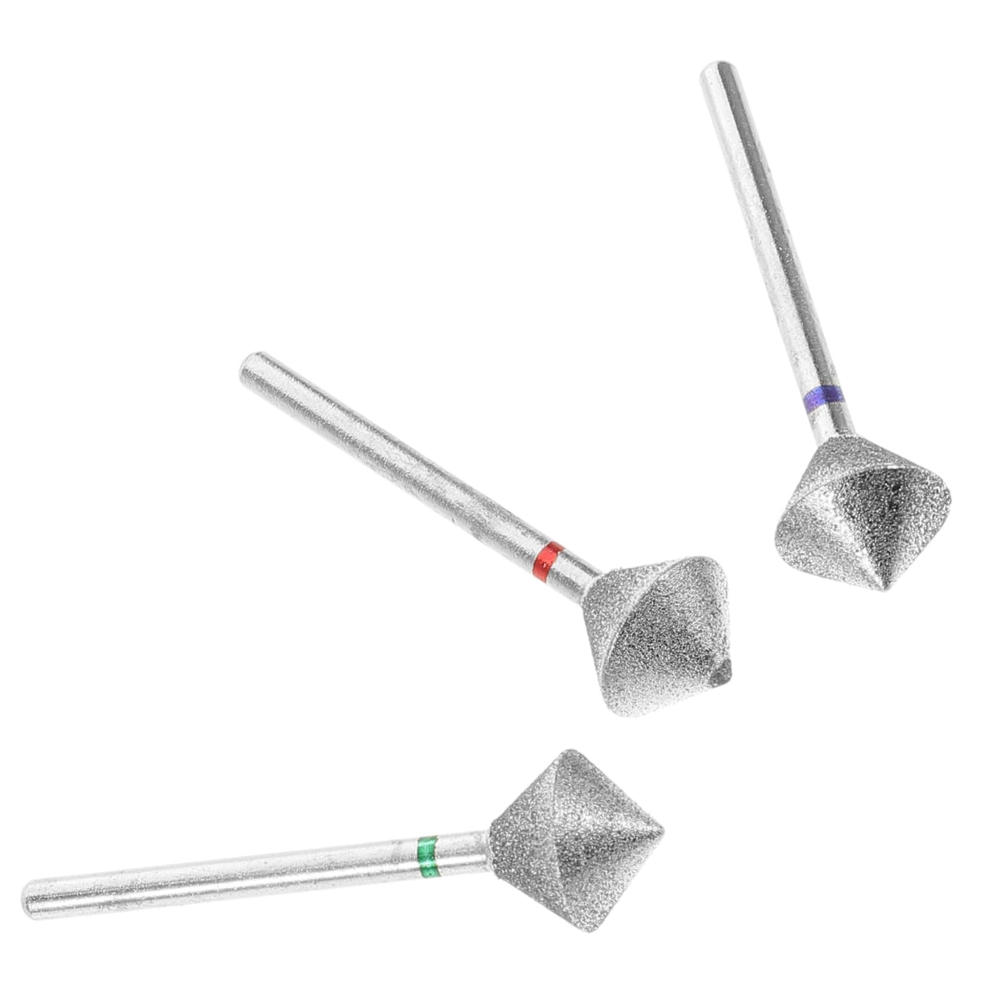 SAFIGLE Nail Art Polishing Drill Bits Set 3pcs Nail Grinding Head Tools Manicure Grinding Tool