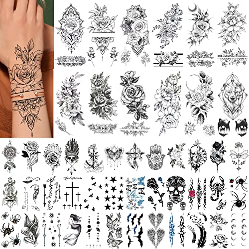 Multisize Indian Daily Use Forehead Bindi Round Dot Tattoo Body Black Velvet Dot Bindi Tattoo Stickers Adhesive Body Bindi Forehead Stickers face Jewelry Indian Daily Use for Women (6 mm)
