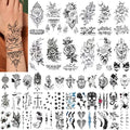 Multisize Indian Daily Use Forehead Bindi Round Dot Tattoo Body Black Velvet Dot Bindi Tattoo Stickers Adhesive Body Bindi Forehead Stickers face Jewelry Indian Daily Use for Women (6 mm)