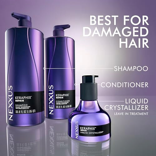 Nexxus Keraphix Liquid Crystallizer Hair Strengthening Treatment 3.3 fl oz - Damage Repair & Heat Protect