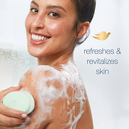 Dove Beauty Bar Pink 6 Bars Gentle Cleanser Cucumber Green Tea 6 Bars Softer Skin More Moisturizing Than Bar Soap