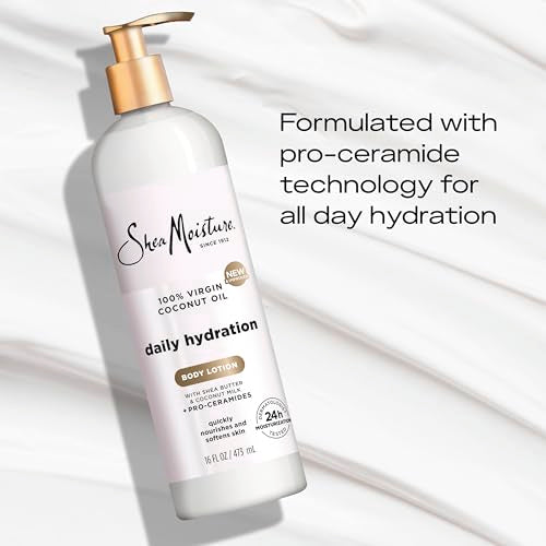 SheaMoisture Fragranced Daily Hydration Body Lotion with Virgin Coconut Oil & Shea Butter - 16 oz Pack of 4