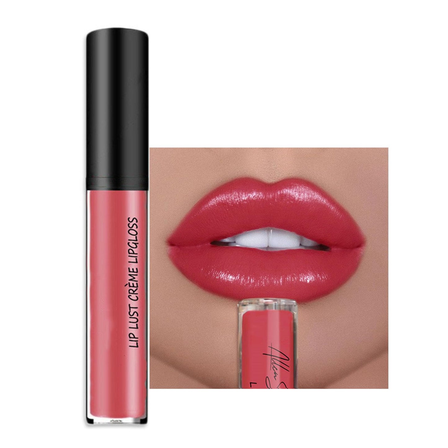 Lips Staining Lip Oil, Lip Tint Oil, Hailnrothwad 12 Colors Cream Texture Lipstick, Non-stick to Cup Non-fading Long Lasting Moisturizing (01)