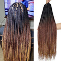 20 Inch Ombre Crochet Box Braids for Black Women - 6 Packs, 1B/30/27 Variation
