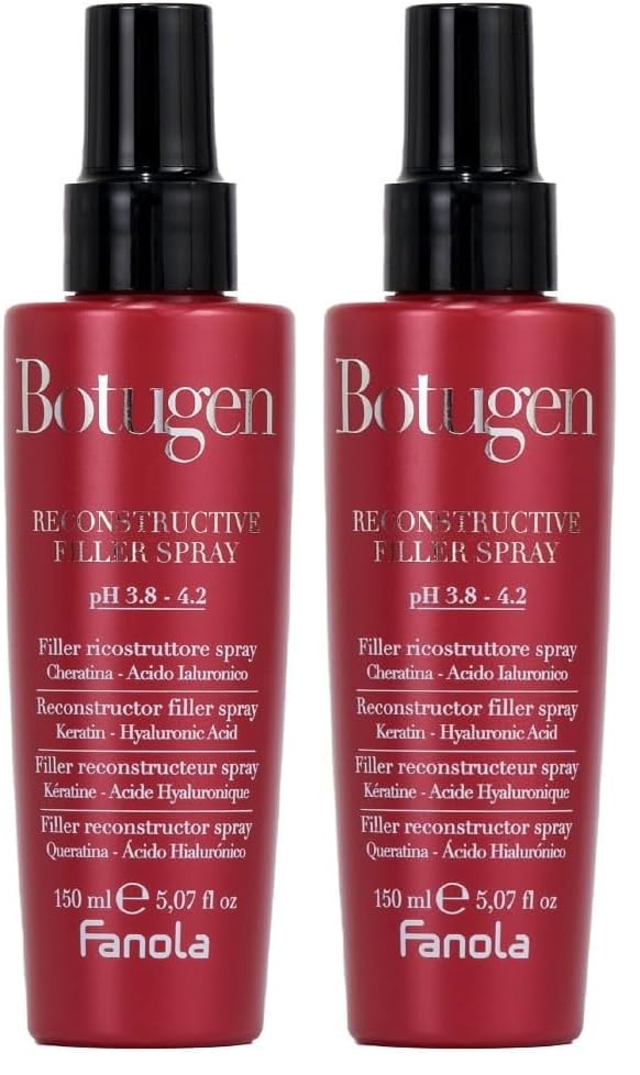 Fanola Botolife Reconstructor Hair Spray - Filler, Volume & Manageability, 5.07 Fl Oz Pack of 2