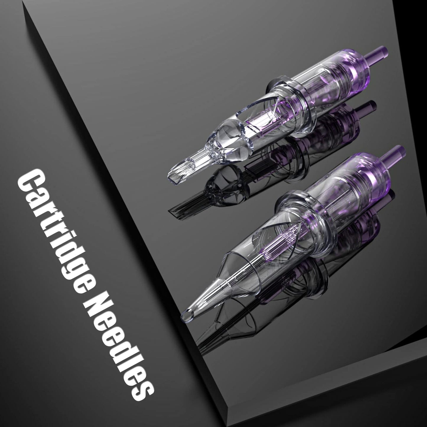 Wormhole Tattoo Cartridge Needles, 20pcs Mixed Sizes 3RL 5RL 5RM 7RM Disposable Tattoo Needles Cartridge Round Liner Shader Magnum for Cartridge Tattoo Pen Machine Permanent Makeup Tattoo Supplies