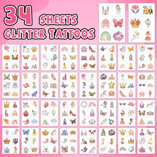 Creepy Halloween Temporary Tattoos - 4-Sheet Skeleton Claw Hand Fake Tattoo Stickers Set for Adults & Teens, Left & Right Hand Designs, Waterproof Gothic Party Tattoos