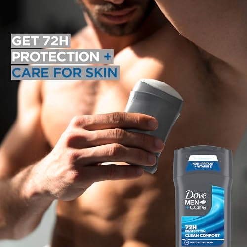 Dove Men+Care Clean Comfort Antiperspirant Deodorant Stick 2.7 oz (Pack of 4)