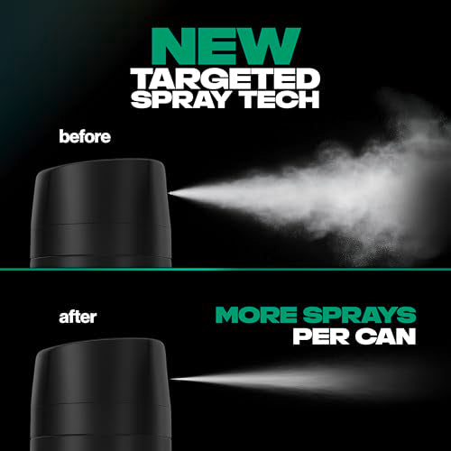 AXE Emerald Sage Body Spray Set - Long-Lasting Fresh Fragrance, 3 x 2.9 oz