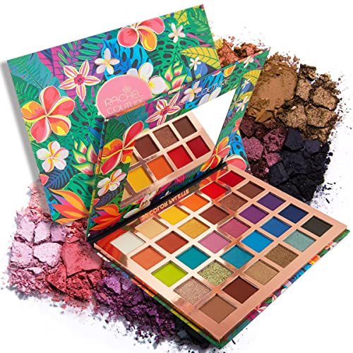 Rachel Couture Makeup Palette with Natural Ingredients & Pure Pigments | Vegan & Cruelty-Free | Infused with Natural Botanical Extracts ? 30 Colors - Woodstock