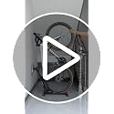 2-in-1 Foldable Bike Stand for 20-29 Inch Bikes - Vertical & Horizontal Storage