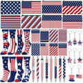 Dansydaisy 32 Pcs 4th of July Gift Set Independence Day American Flag Accessories