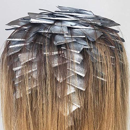Framar Silver Hair Foils For Highlighting - Pop Up Hair Foil For Hair Highlighting, Highlight Foils For Hair, Aluminum Foil Sheets, Salon Foils For Hair Stylist, Non Slip 500 Pop Up Foil Sheets