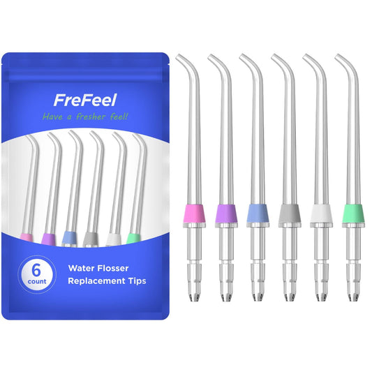 Replacement Heads for Waterpik, Replacement Picks for Water Pik Water Flosser (6 Classic Jet Tips)