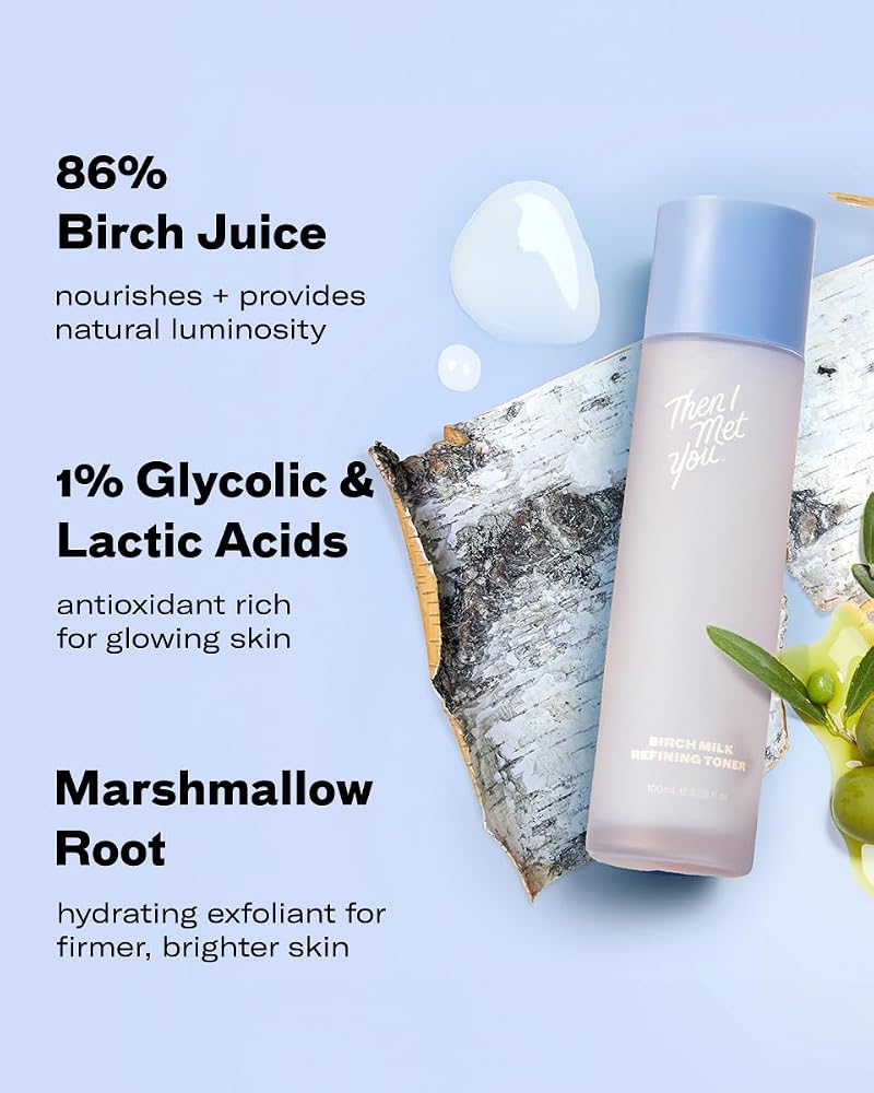 Then I Met You Birch Milk Refining Toner – Milky Hydrating Korean Skin Care
