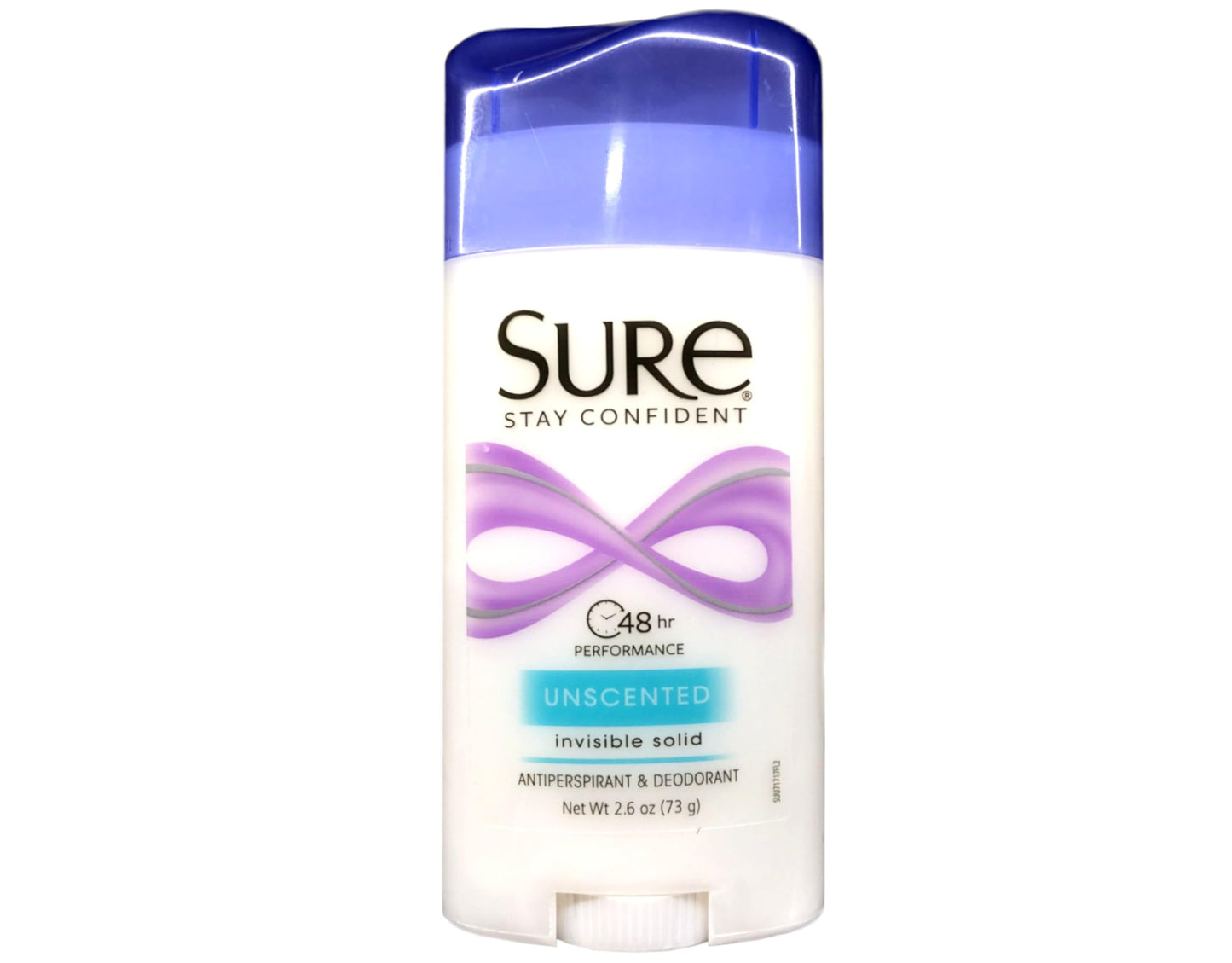 Sure Deodorant 2.6oz Invisible Solid Unscented (Pack of 3)