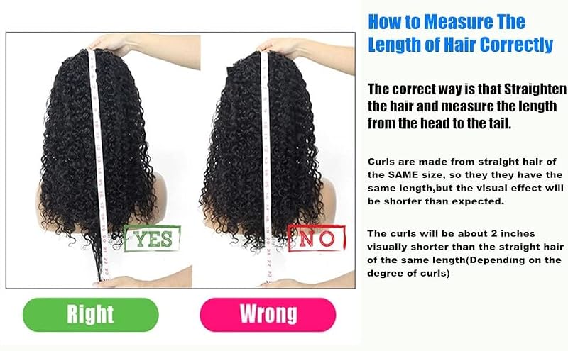 Black 12-Inch Short Curly Human Hair Headband Wig for Women