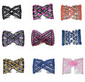 Stretch Beaded Hair Combs Set - Assorted Colors and Designs, 10 Pcs