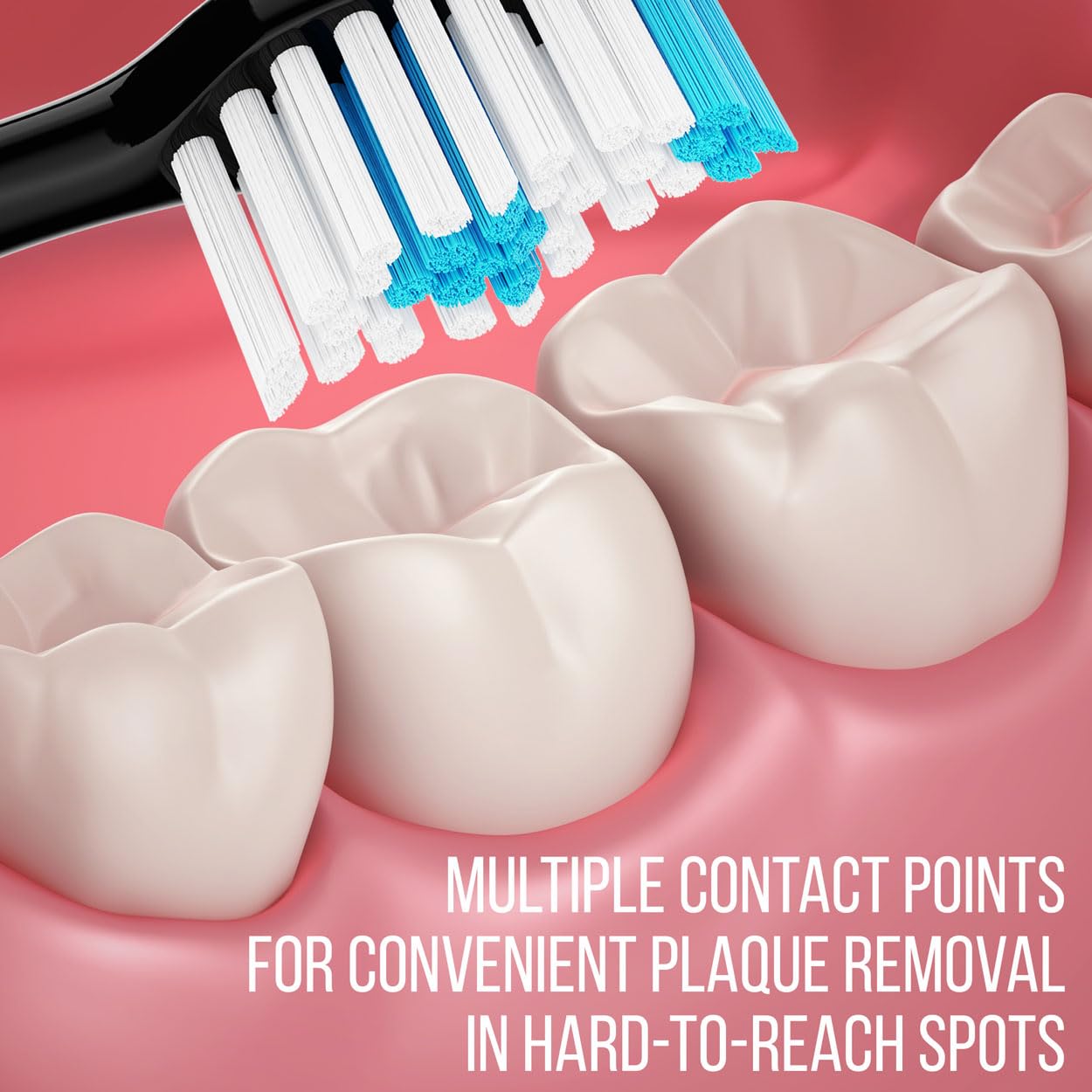 Acteh Sonic Edge JetWave Toothbrush Replacement Heads - 12 Pack | Premium Original Genuine | Compatible with Acteh Sonic Edge & JetWave Brushes