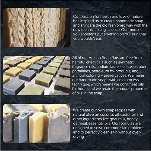 Donkey Milk Soap Bar - Now with SHEA BUTTER - With OliveOil and CoconutOil, Palm Oil Free (Pack of 1)