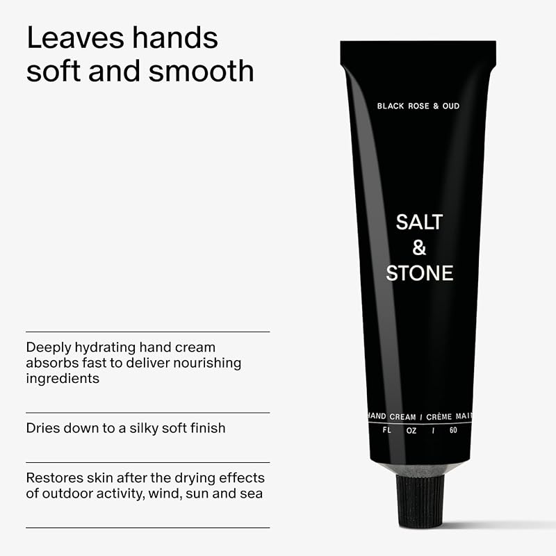Salt & Stone Body Mist + Body Lotion Bundle Black Rose & Oud