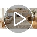 Large 8x10 Geometric Area Rug for Living Room - Non Slip, Washable, Grey
