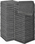 Cotton Washcloths Pack of 48 - 12 x 12 Inches, Soft & Absorbent Cleaning Cloths